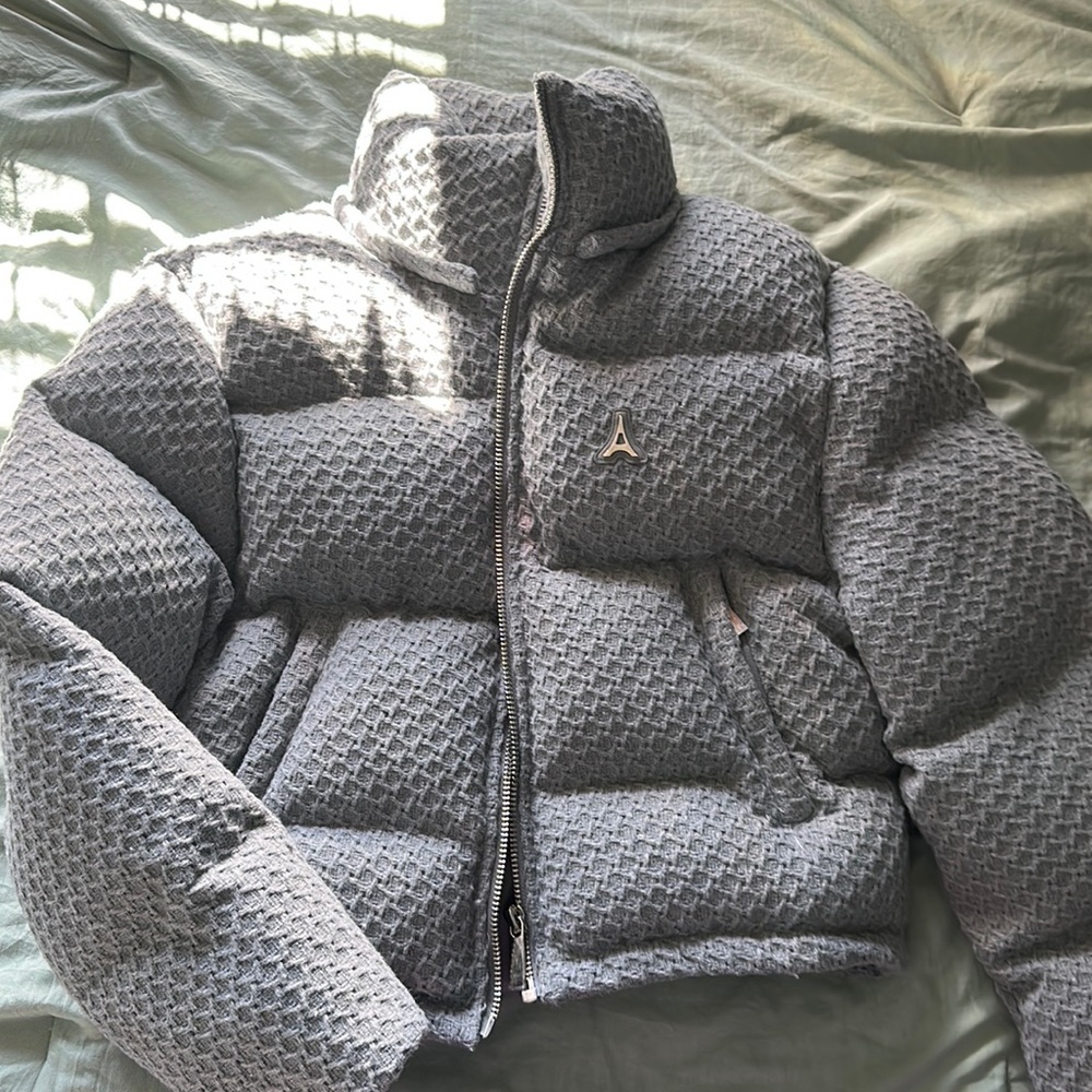 Never worn Gray Puffer Coat